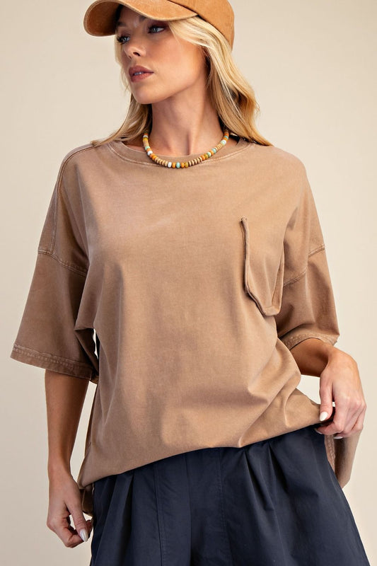 Boxy Tee - Cocoa