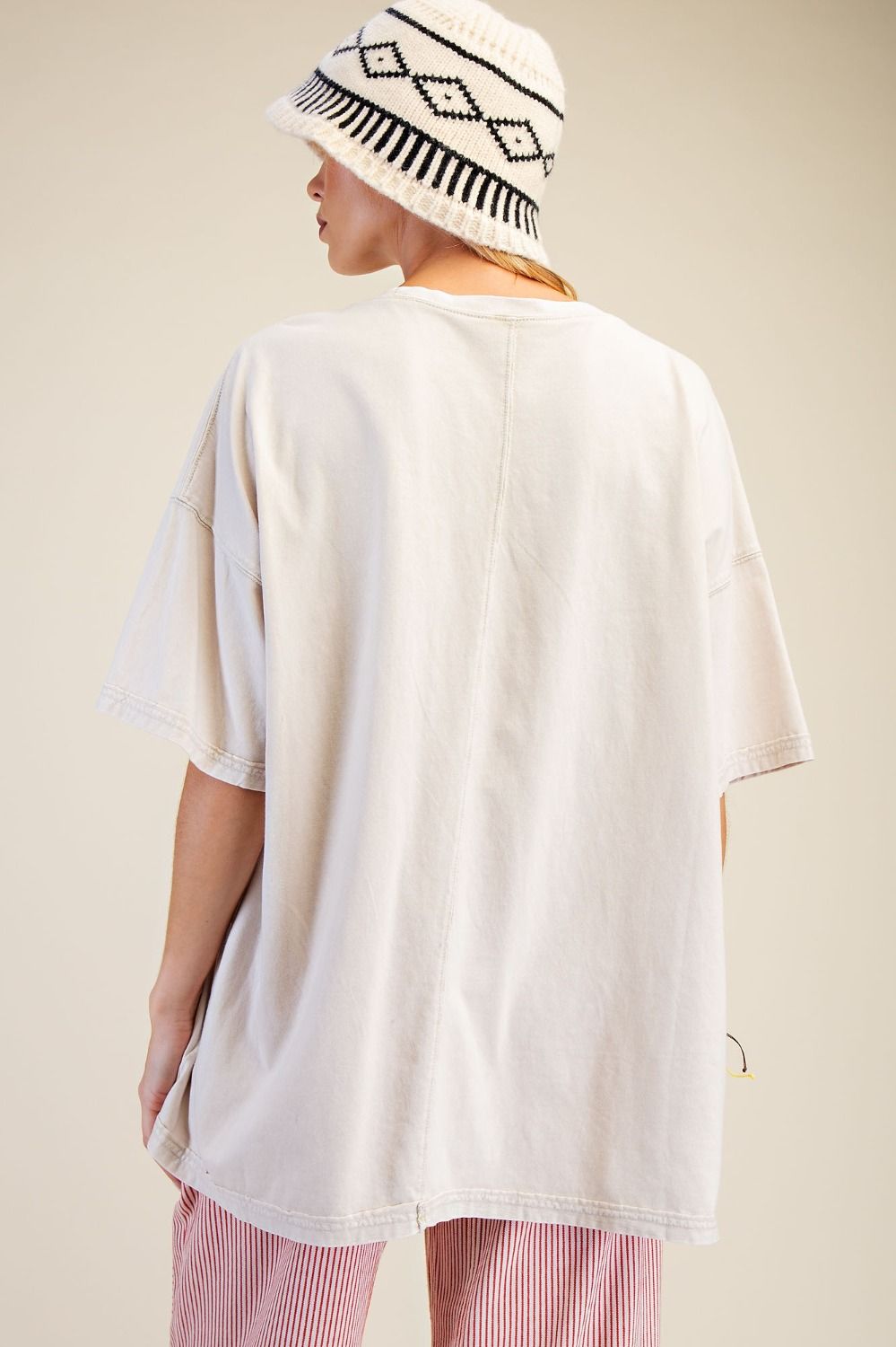 Boxy Tee - Lt. Khaki