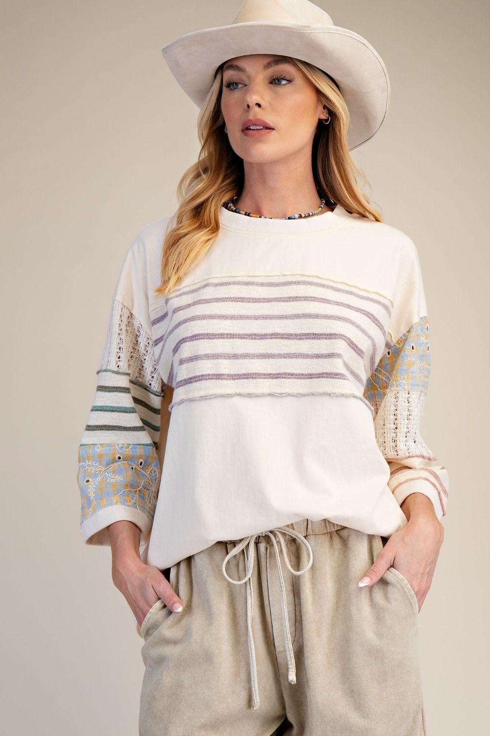 Printed Relaxed Top