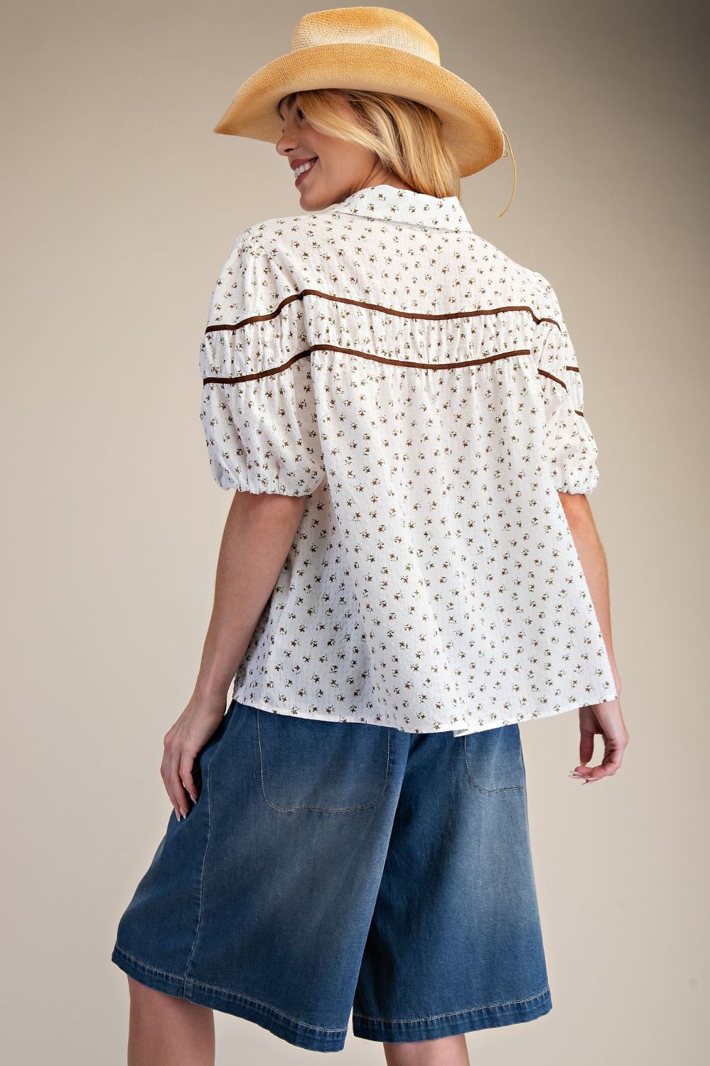 Floral Button Down Shirt