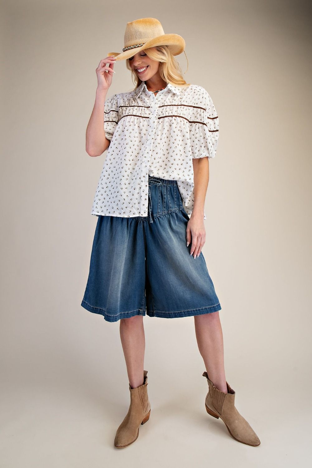 Floral Button Down Shirt