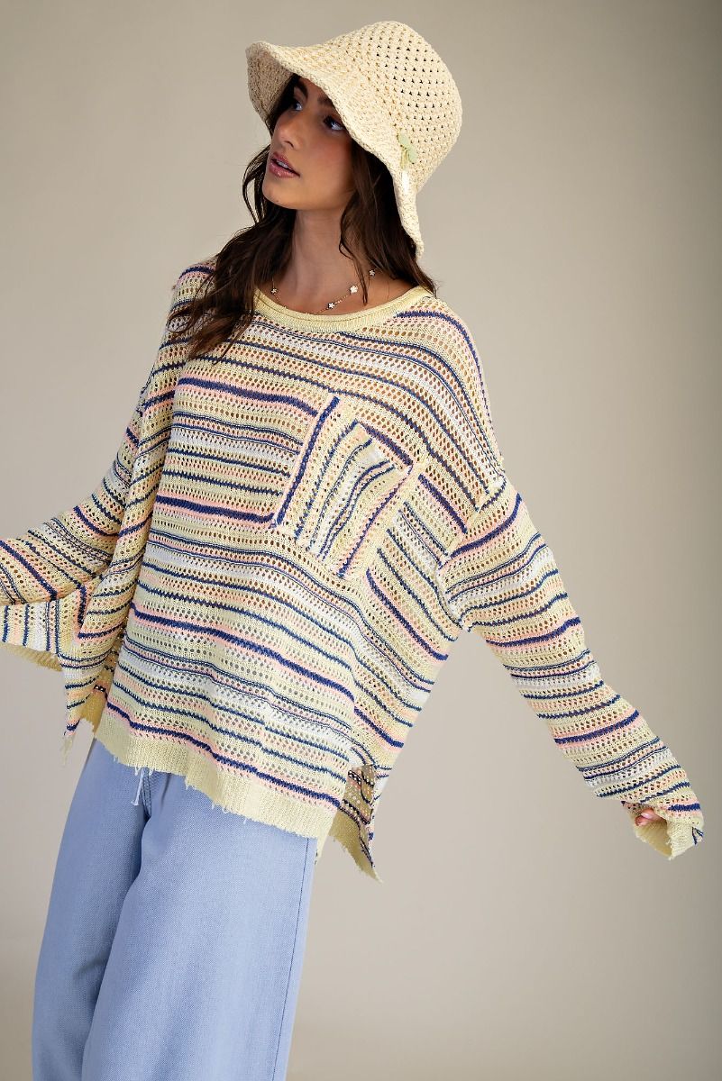 Multi-color Knit Sweater
