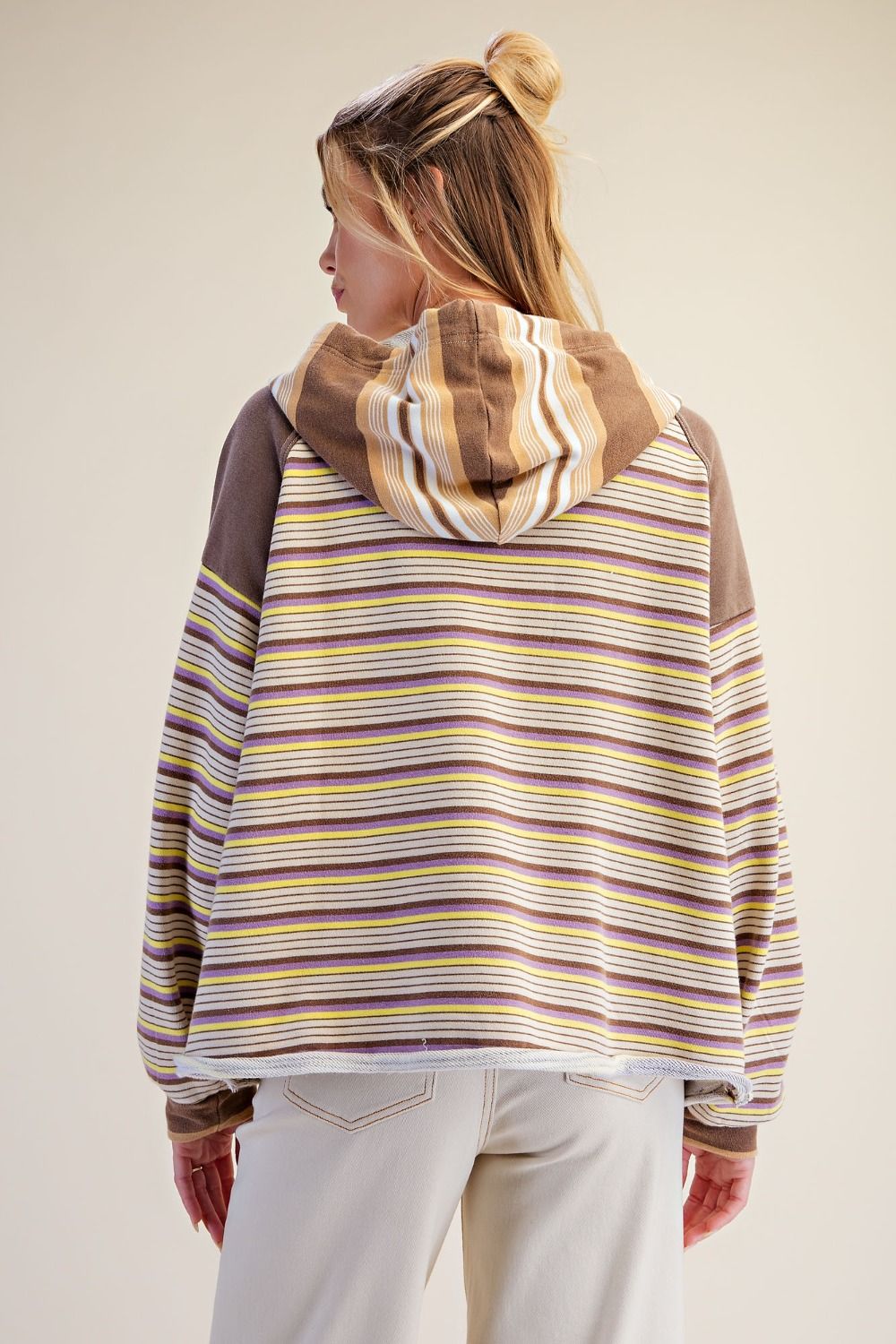 Striped Hooded Jacket