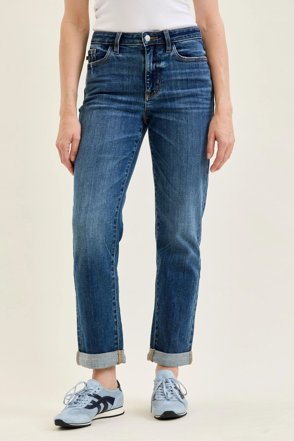 Mid Rise Boyfriend Judy Blue Jeans