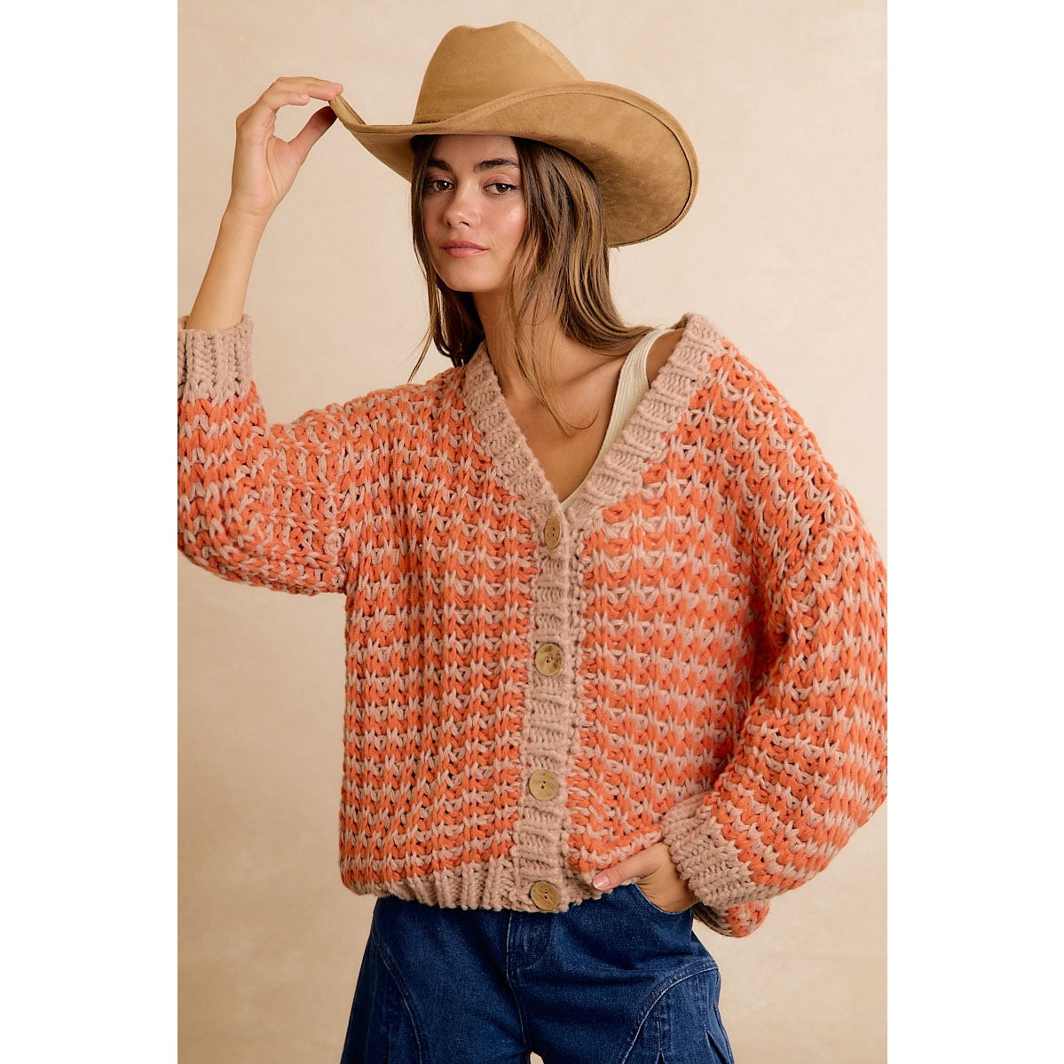 Harvest Chunky Sweater Cardigan