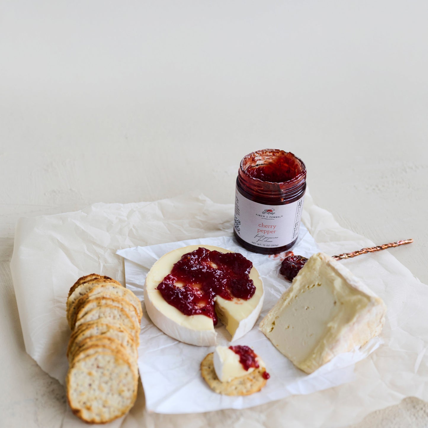 Cherry Pepper Fruit Preserves for Cheese
