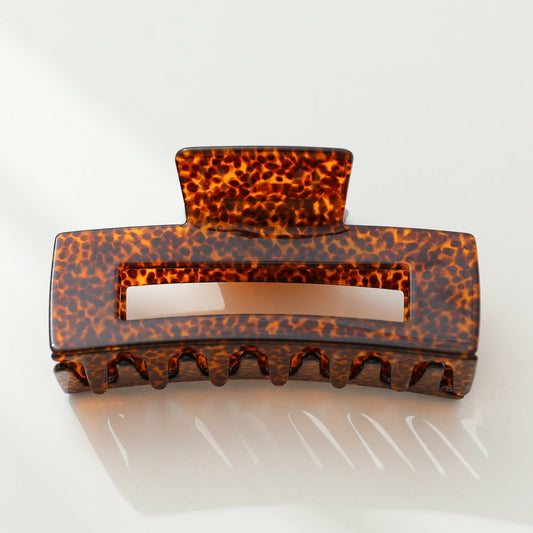 Luna Large Vintage Stone | Classic Large Rectangle Claw Clip