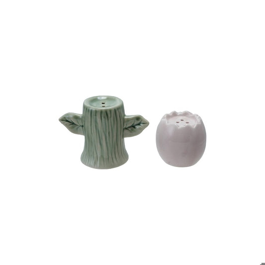 Stoneware Stackable S & P Shakers
