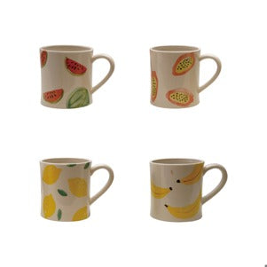 Fruit Stoneware Mug