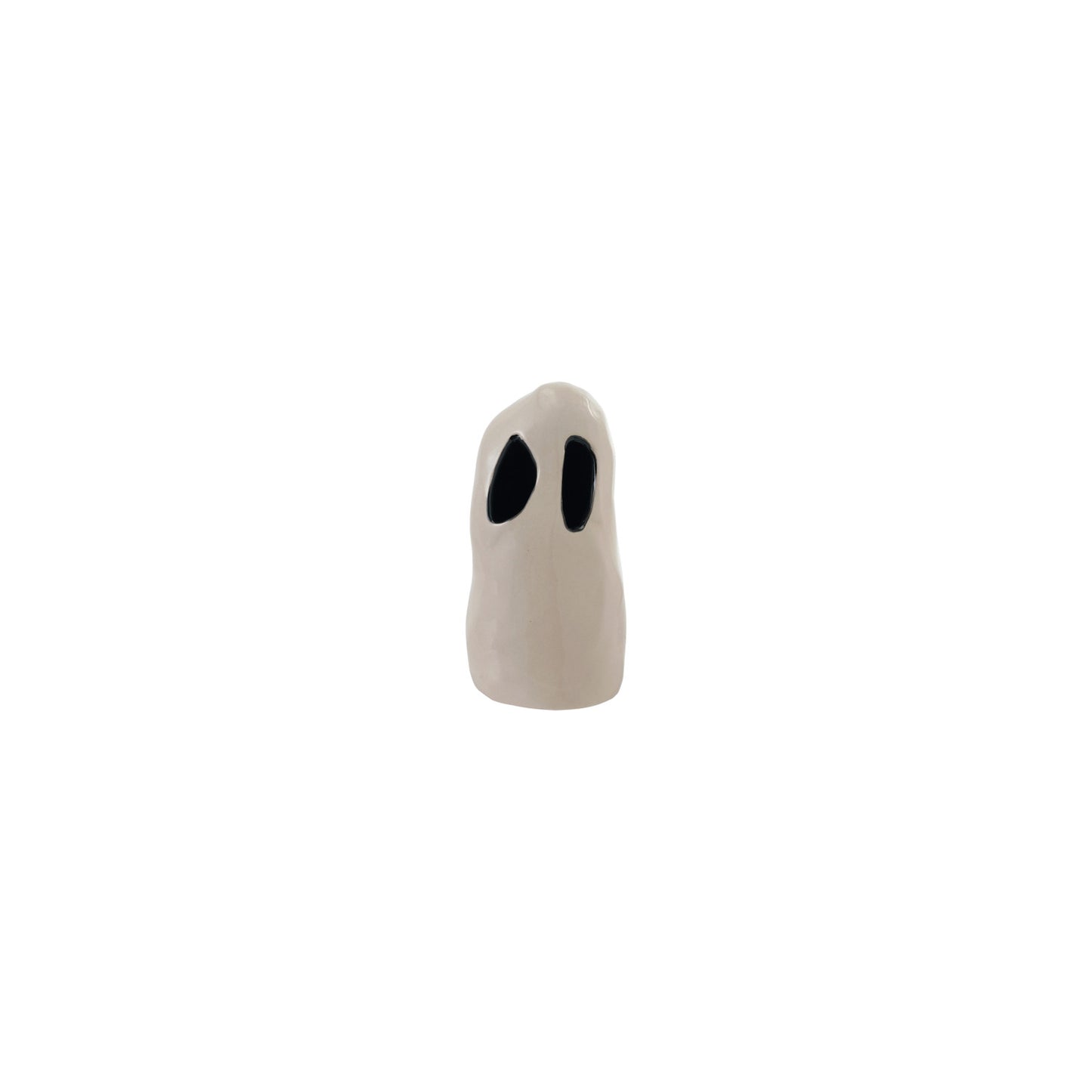 Stoneware Ghost with Cut-Outs - Small
