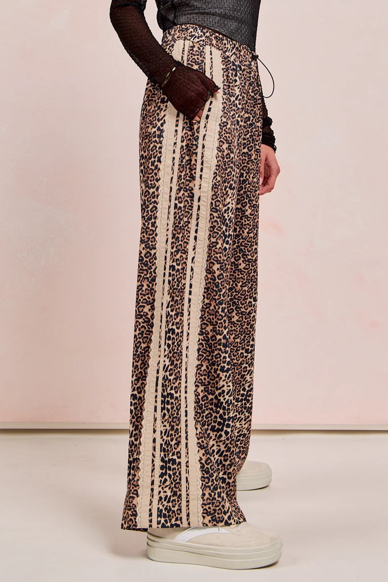 Leopard Track Pants