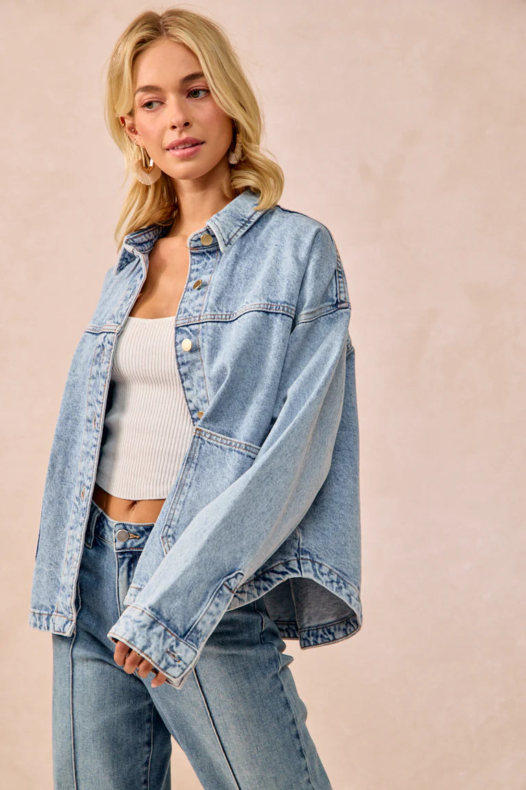 Washed Denim Jacket