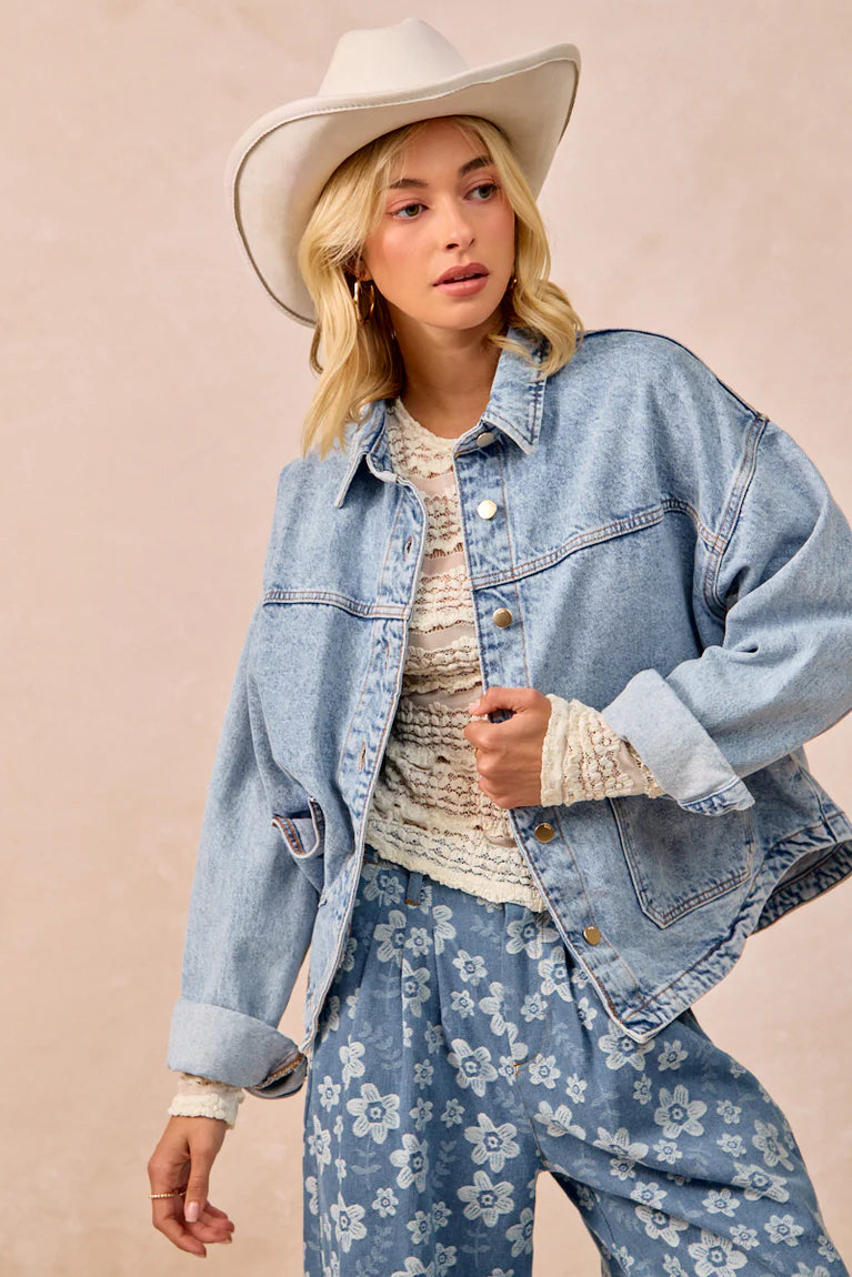 Washed Denim Jacket