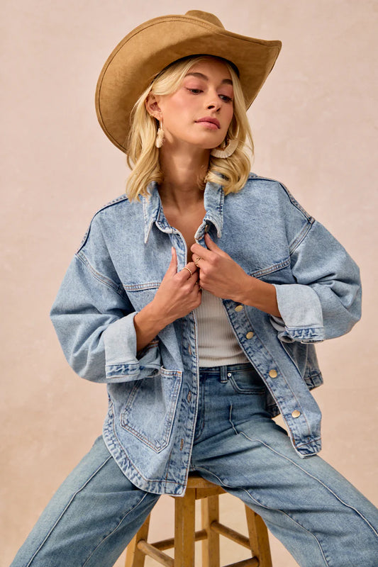 Washed Denim Jacket