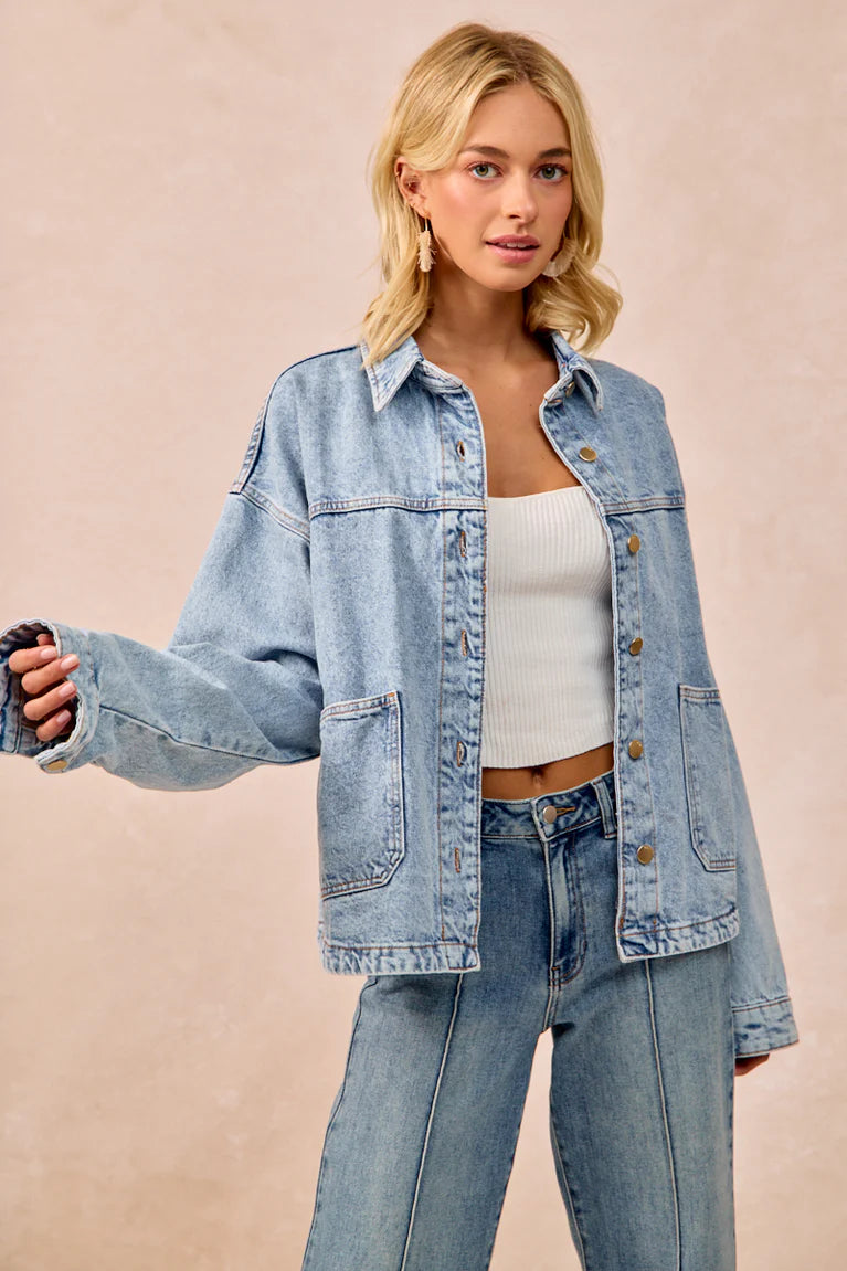Washed Denim Jacket