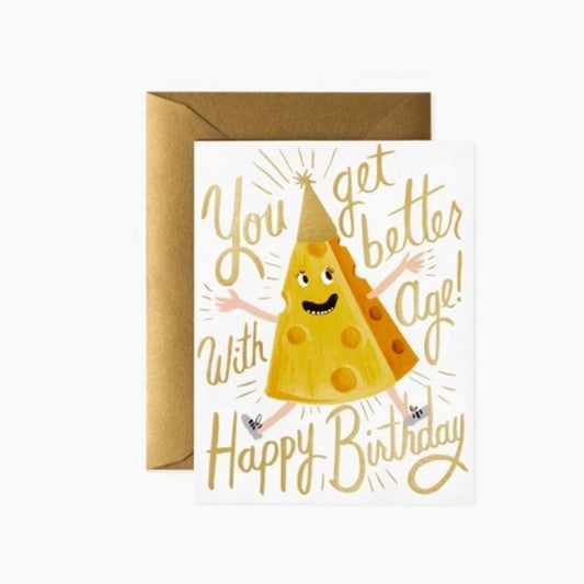 Better With Age Birthday Card
