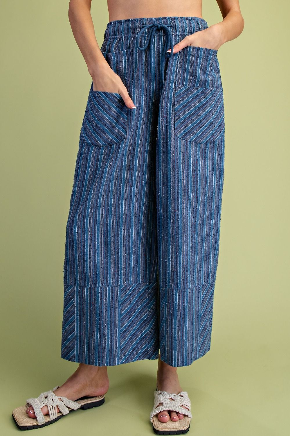 Textured Woven Pants