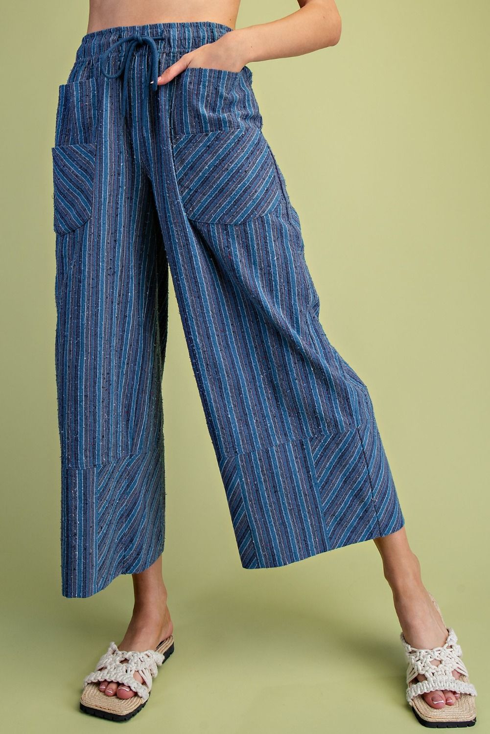 Textured Woven Pants