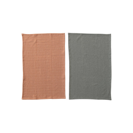 Woven Cotton Dobby Tea Towel