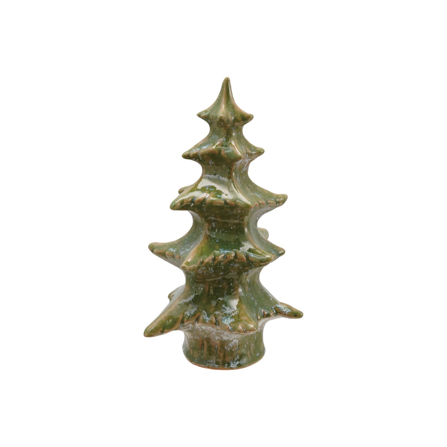 Green Stoneware Tree