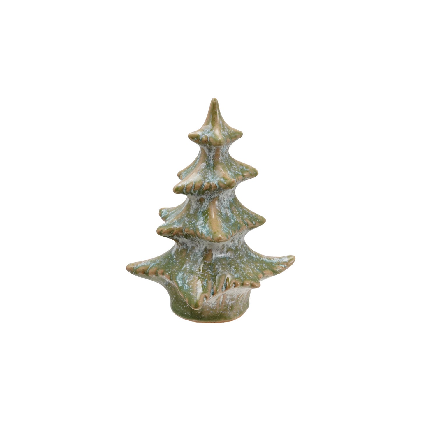 Green Stoneware Tree