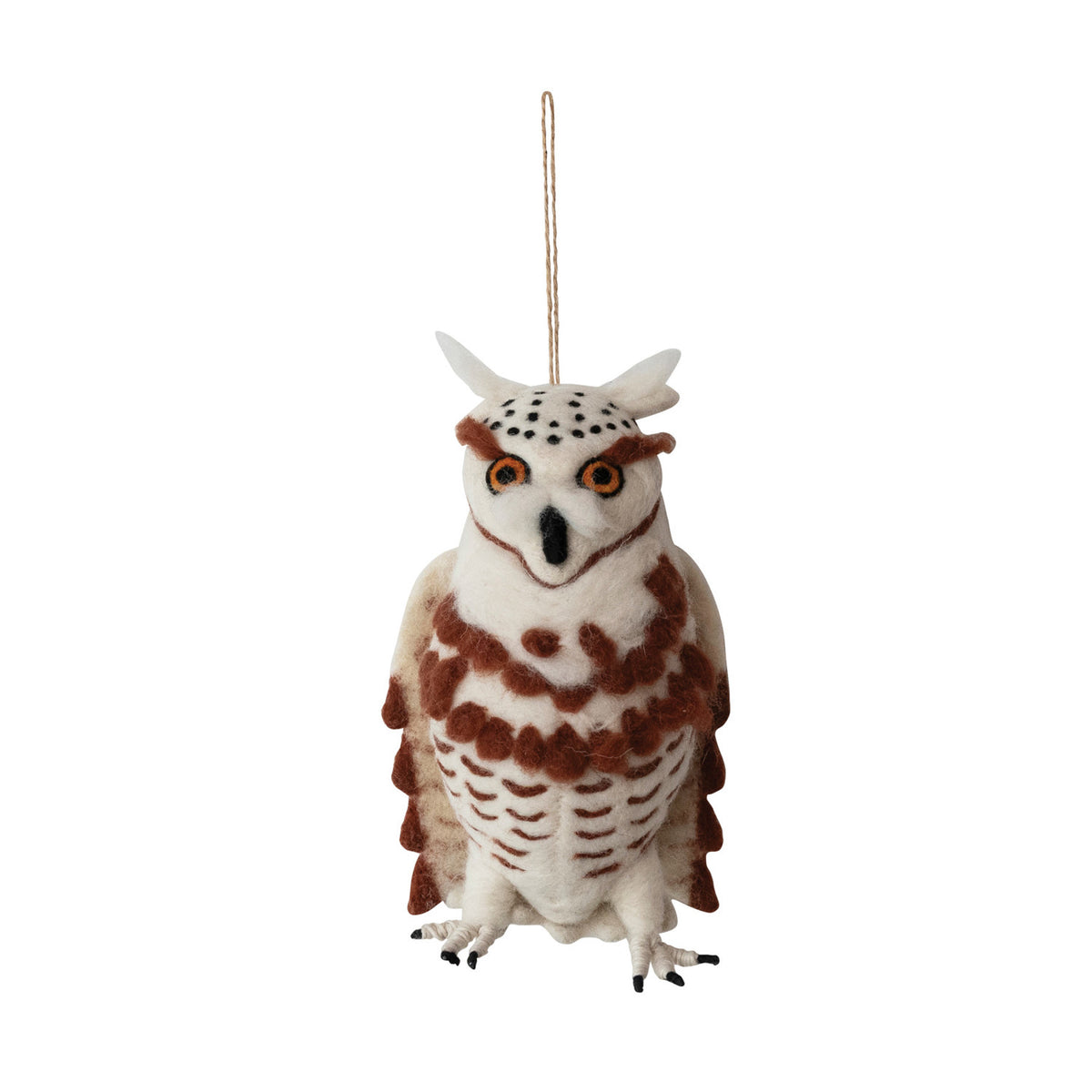 Wool Felt Owl Ornament