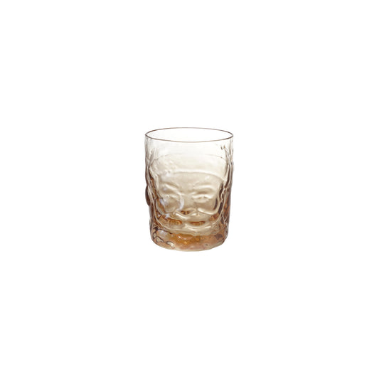 Santa Head Shaped Drinking Glass