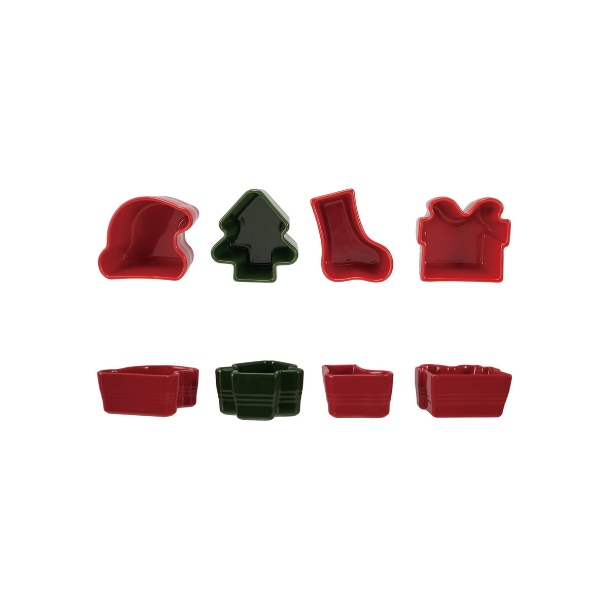 Stoneware Holiday Icon Shaped Dish