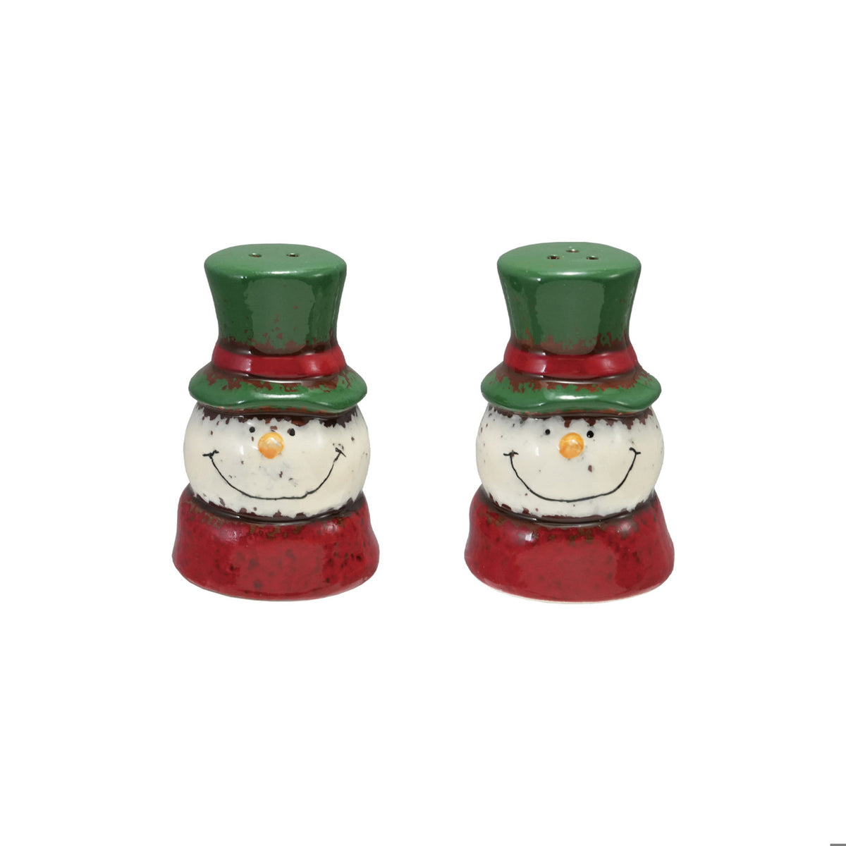 Hand-Painted Ceramic Salt & Pepper Shakers