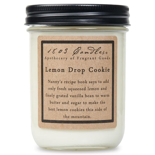 1803 Candle - Lemon Drop Cookie - 14 oz. Glass Jar