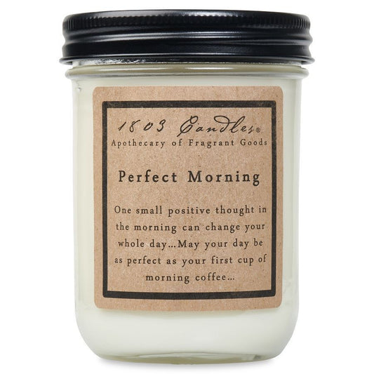1803 Candle - Perfect Morning - 14 oz. Glass Jar