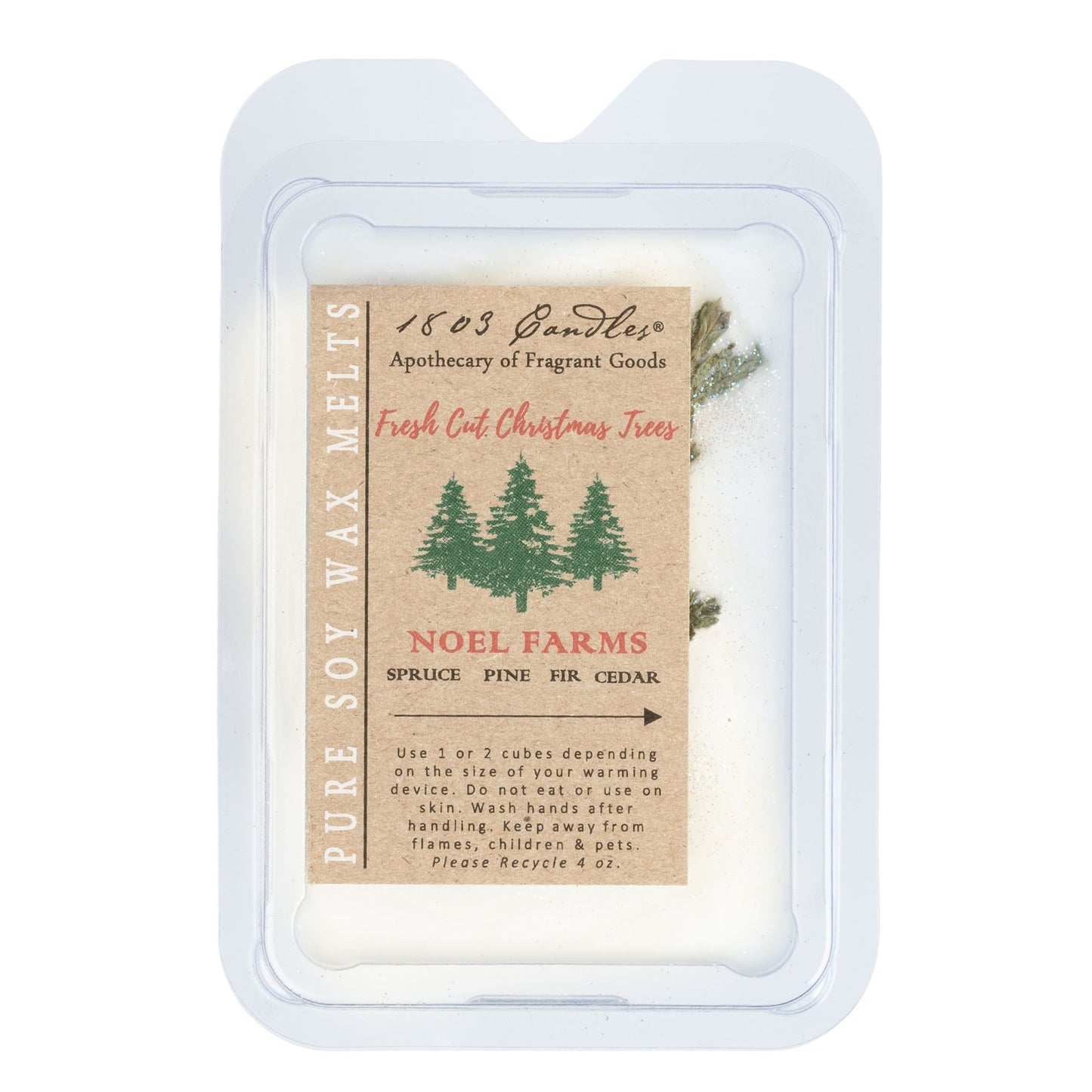 1803 Wax Melters - Fresh Cut Trees - 4 oz. Pure Soy Wax