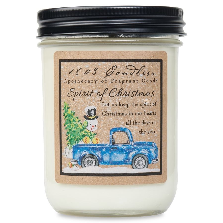 1803 Candle - Spirit of Christmas - 14 oz. Glass Jar