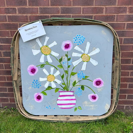 Tobacco Basket Painting Class