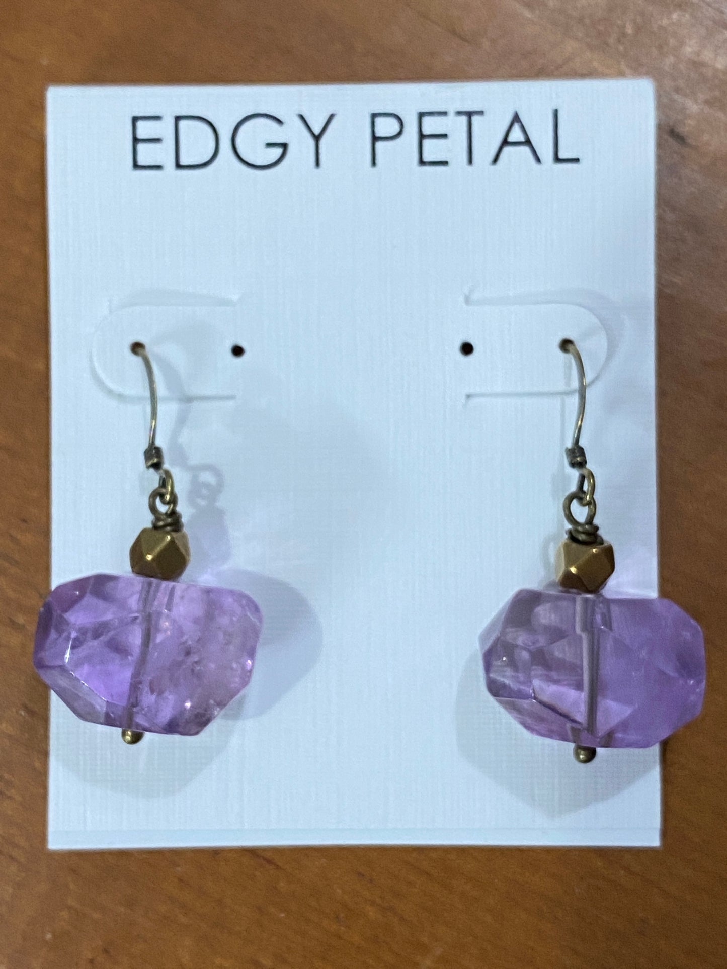Amethyst Crystal Earrings