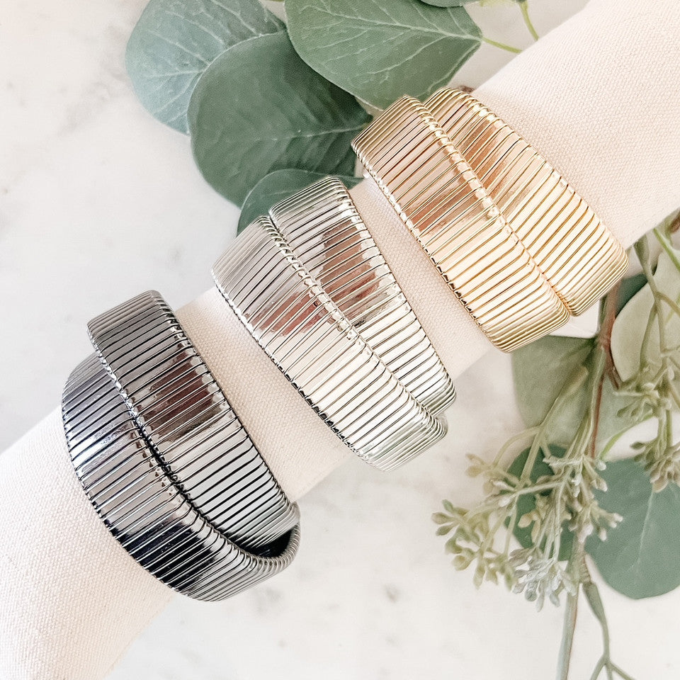 Metal Coil Bracelet