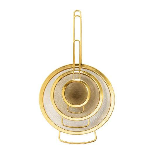 Stainless Steel Strainers - Set of 3