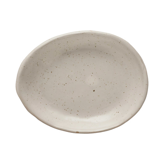 Stoneware Organic Shaped Dish