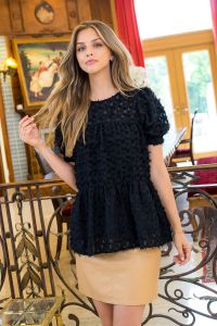 Tiered Short Sleeve Top